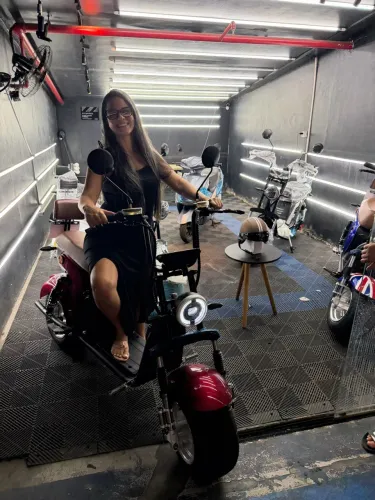 Moto elétrica nova 