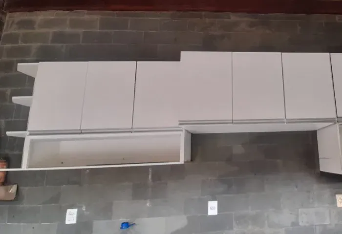 AMARIO DE COZINHA MDF BRANCO DE PAREDE MEDINDO 2,70