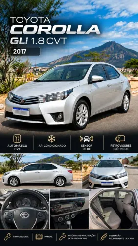 Toyota Corolla GLI 1.8 Flex 16V Aut. 2017