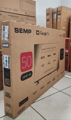 Smart TV SEMP 50 polegadas 4K Google TV - Nova