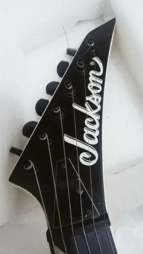 Guitarra Jackson JS22 Dinky Satin Black Semi-Nova + NF Salvador`  
