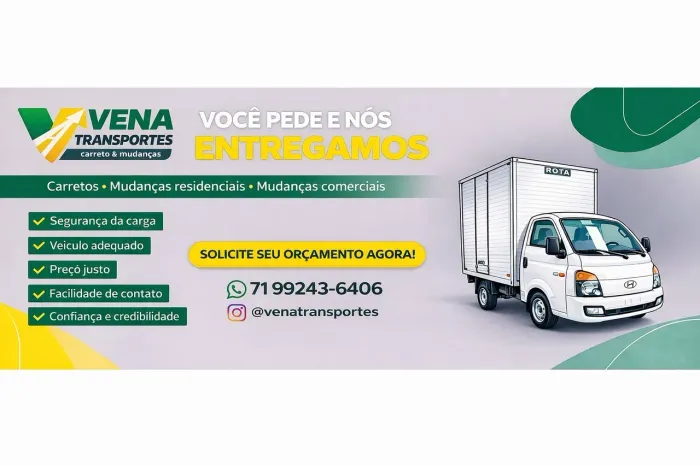 Carreto / Mudança / Veículos para empresas