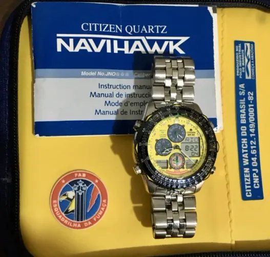 Relógio Citizen Navihawk Esquadrilha da Fumaça - Edição Especial Brasil ?