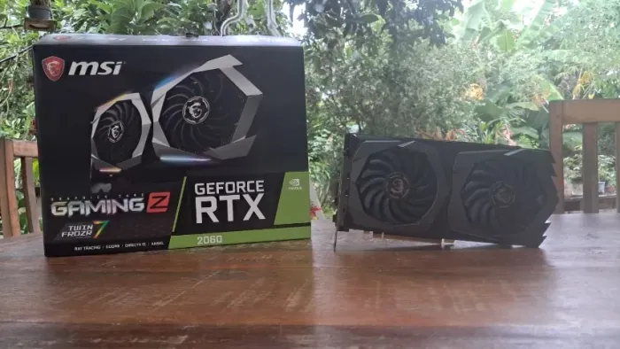 RTX 2060 6GB MSI Gaming Z (Na Caixa / Nunca Minerou)