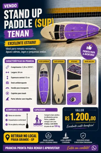 Stand Up Paddle SUP TENAN 10?10 Excelente Estado