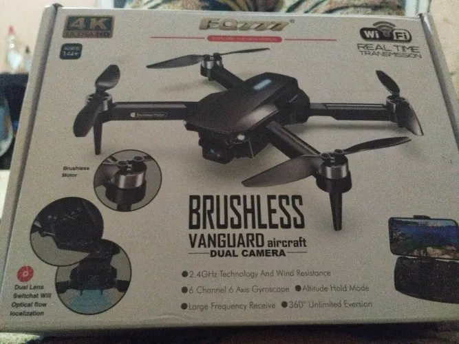 Drone BRUSHLES FQ777 FQ41 <br>DRONE MOTOR BRUSHLABILZADOR COM DOIS CAMERA HD FQ777 FQ41
