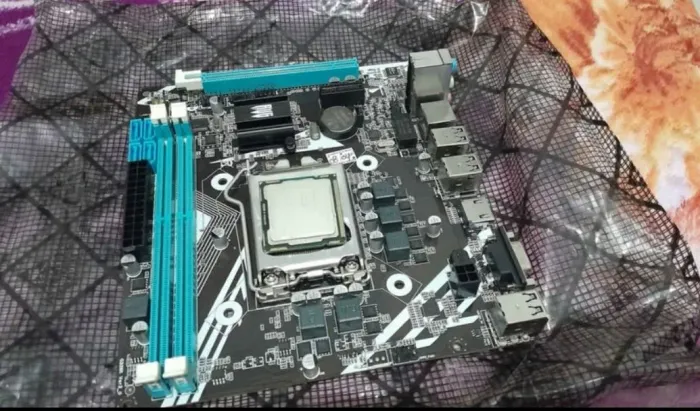Placa mãe + processador