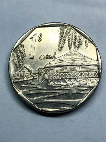 Moeda De Cuba 1 Peso Cubano - GUAMÁ- 2007 - Fc (Usado)