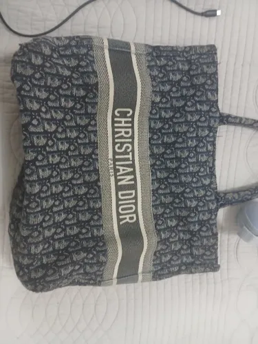 BOLSA CHRISTIAN DIOR TOTE MARINHO LINHA PREMIUM SEMI NOVA