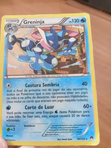 Carta pokemon Greninja