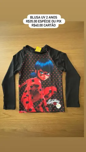 Blusa uv infantil 
