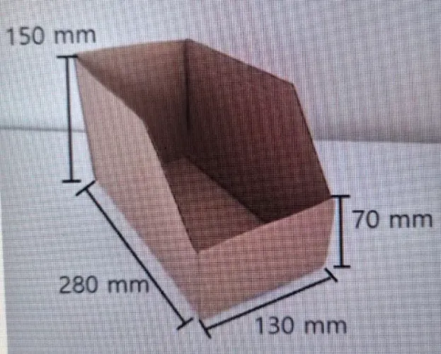 Caixa organizadora de papelão 
