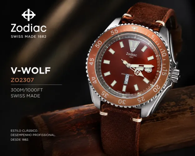Relógio Zodiac V-Wolf Full set