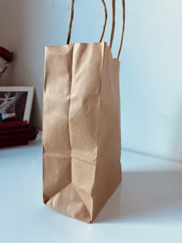 sacolinhas de papel craft 