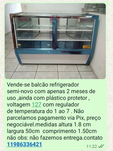 Balcão refrigerador lindão