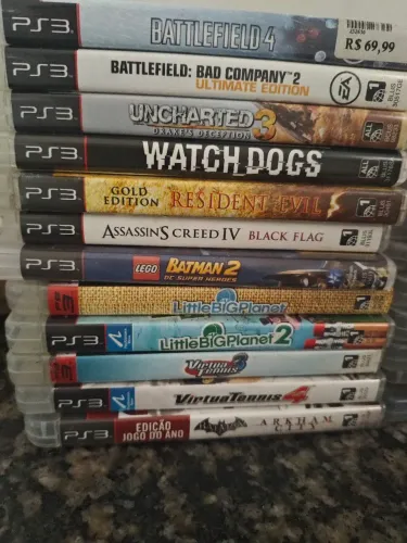 Lote de jogos Playstation 3