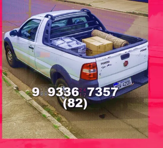 Frete para Ponta Verde, Centro, Pajuçara! Transporte rápido e seguro!