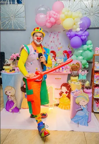 Animação com Palhaço