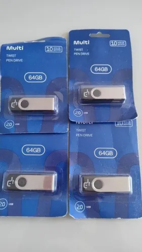 Pendrive 64gb Multi novo/lacrado