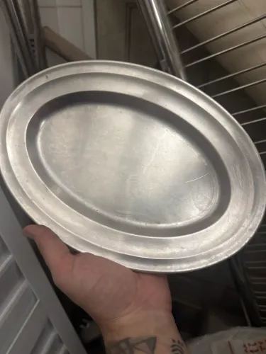 Travessa oval inox vários tamanhos