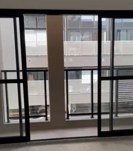 Portão balcão 3,5x2.2metros 4 folhas em alumínio