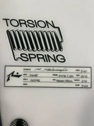 Rusty Torsion Spring Dwart 5?10 37L