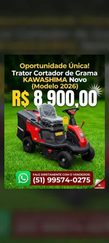 Trator cortador de grama ano 2026