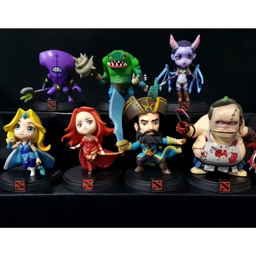 Miniatura Dota 2 - Slark Lina Crystal Kunkka bonecos