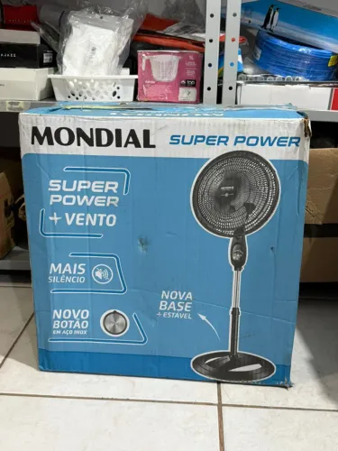 Ventilador de Coluna 40cm Super Power VSP40C 6 Pás 3 Velocidades Mondial 127v