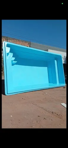 Piscina de fibra 5mt com instalação e kit Filtrante