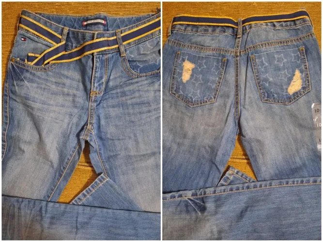 Calça feminina infantil- marca Tommy original- tam 10