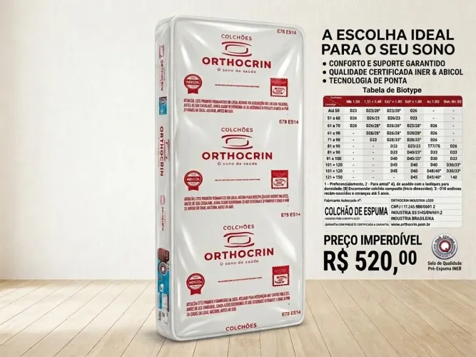 Colchão solteiro