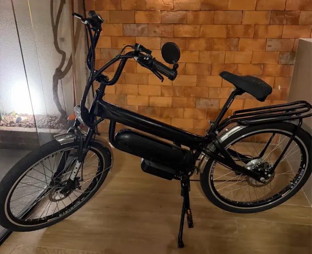 Bicicleta Elétrica -  aro 26 - preta