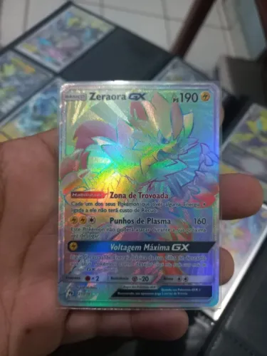 CARTA POKEMON ORIGINAL ZERAORA-GX (221/214)