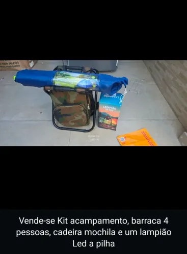 Kit acampamento