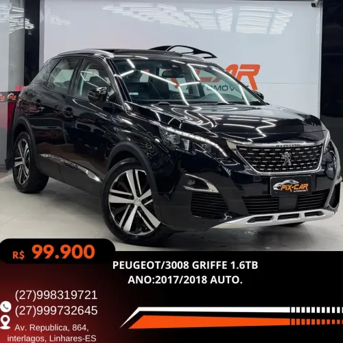 Peugeot 3008 Griffe 1.6 Turbo 16V 5P Aut. 2018