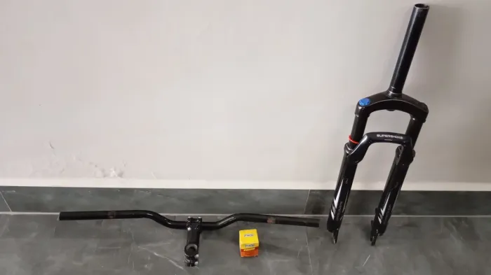 Suspensão aro 26, guidão, kit para montagem da mesa