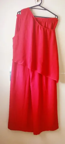 Conjunto calça pantalona+ blusa 