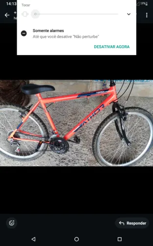 Bicicleta aro 26 nova author