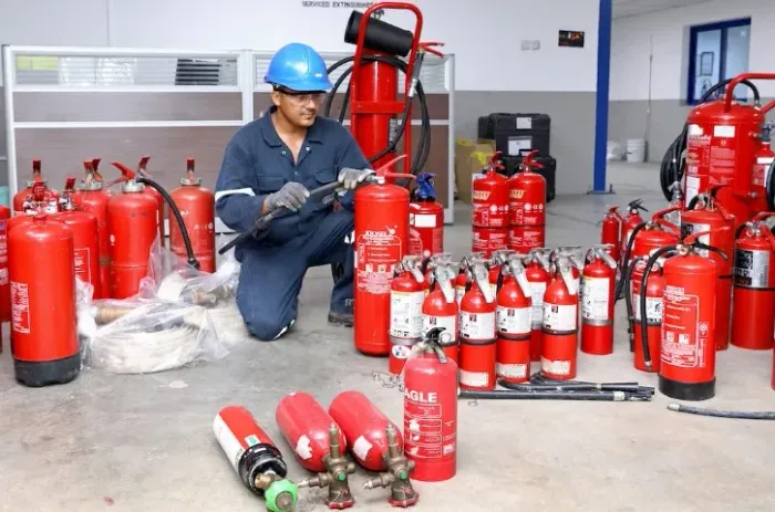 Inspetor de equipamentos contra incêndio