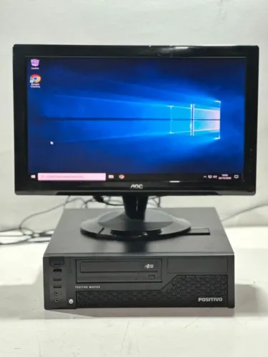 PC + Monitor | Windows 10 | Pronto para Usar