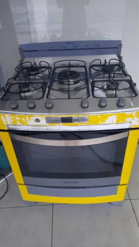 Fogão 5 bocas Brastemp elétrico