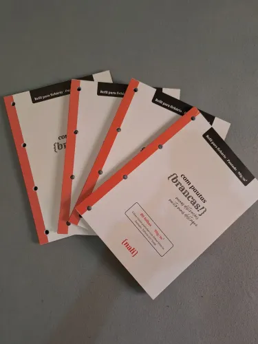 4 Refis Fichário Nalí Pautados 