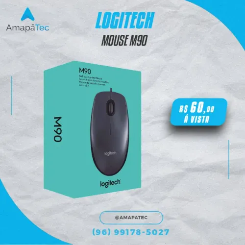 Mouse com fio USB Logitech M90