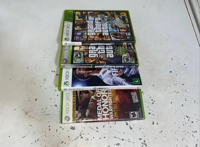 JOGOS 4 LOTE XBOX 360 ORIGINAL