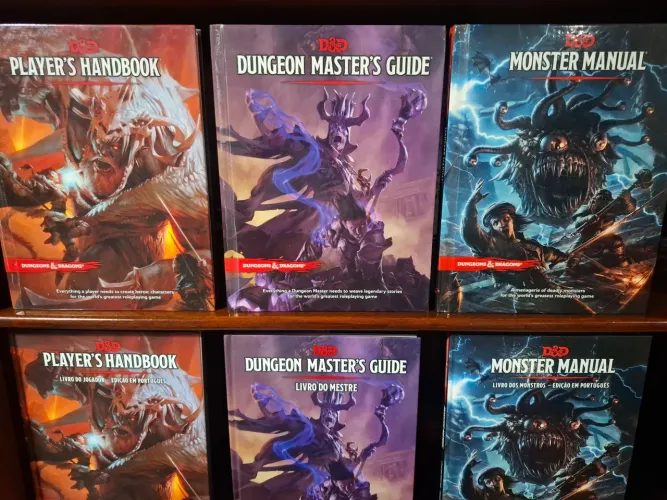 coleção de Livros Dungeons and Dragons