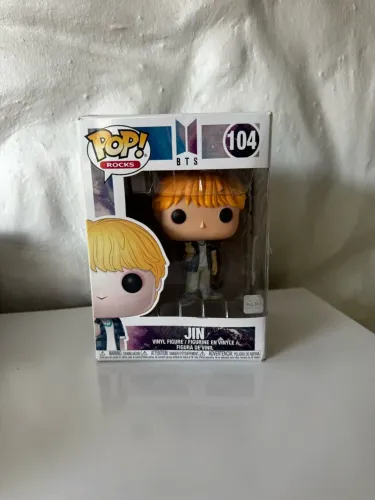 Funko Pop BTS Jin #104 - Boneco Novo (Caixa com Detalhes)