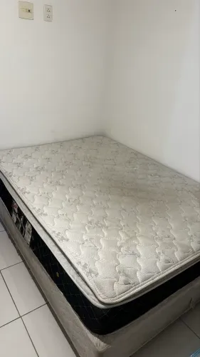 CAMA CASAL BOX (COLCHÃO + BASE) CASTOR