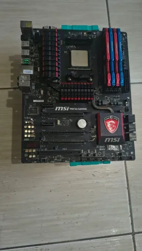Kit placa mãe gaming 32gb memória e processador 
