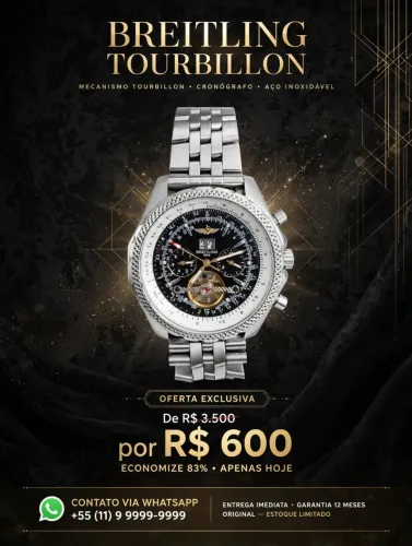 Relógio Breitling show de bola